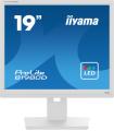 MONITOR IIYAMA 19" B1980D-W5, 1280 x 1024, 60HZ, 5 MS, VGA, DVI, REG ALT, GIRO, INCL, PIVOT, BLANCO