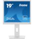 MONITOR IIYAMA 19" B1980D-W5, 1280 x 1024, 60HZ, 5 MS, VGA, DVI, REG ALT, GIRO, INCL, PIVOT, BLANCO