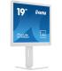 MONITOR IIYAMA 19" B1980D-W5, 1280 x 1024, 60HZ, 5 MS, VGA, DVI, REG ALT, GIRO, INCL, PIVOT, BLANCO