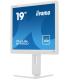MONITOR IIYAMA 19" B1980D-W5, 1280 x 1024, 60HZ, 5 MS, VGA, DVI, REG ALT, GIRO, INCL, PIVOT, BLANCO