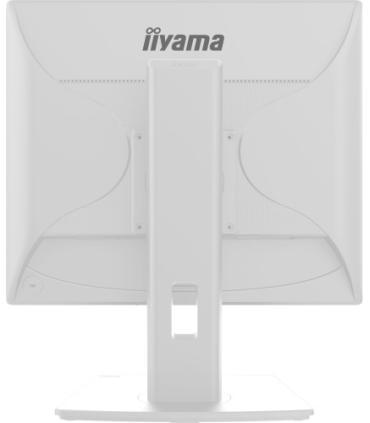 MONITOR IIYAMA 19" B1980D-W5, 1280 x 1024, 60HZ, 5 MS, VGA, DVI, REG ALT, GIRO, INCL, PIVOT, BLANCO