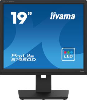 MONITOR IIYAMA 19" B1980D-B5, 1280 x 1024, 60HZ, 5 MS, VGA, DVI, REG ALT, GIRO, INCL, PIVOT