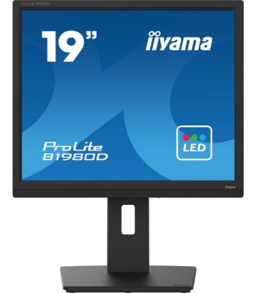 MONITOR IIYAMA 19" B1980D-B5, 1280 x 1024, 60HZ, 5 MS, VGA, DVI, REG ALT, GIRO, INCL, PIVOT
