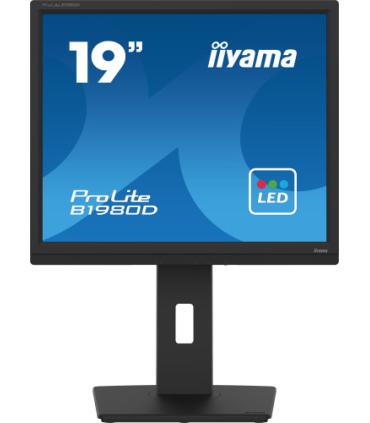 MONITOR IIYAMA 19" B1980D-B5, 1280 x 1024, 60HZ, 5 MS, VGA, DVI, REG ALT, GIRO, INCL, PIVOT