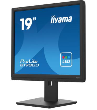 MONITOR IIYAMA 19" B1980D-B5, 1280 x 1024, 60HZ, 5 MS, VGA, DVI, REG ALT, GIRO, INCL, PIVOT