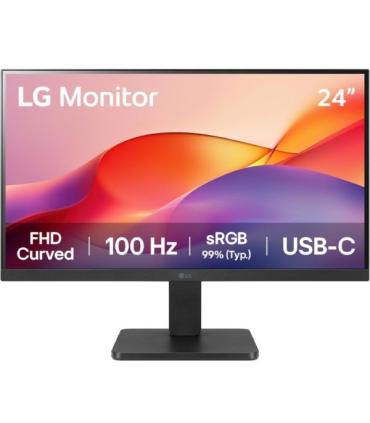 LG Monitor 23.8" Curvo 1500R VA FullHD 100Hz HDR 10 - Respuesta 5ms - 16:9 - HDMI, USB-C - VESA 100x100mm