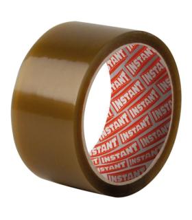 Instant Classic Precinto de Embalar 50mm x 66 Metros - Fabricado en Polipropileno - Color Marron Pack de 6