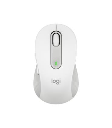 Logitech Signature M650 M Raton Inalambrico USB 2000dpi - 5 Botones - Uso Diestro - Color Blanco crudo
