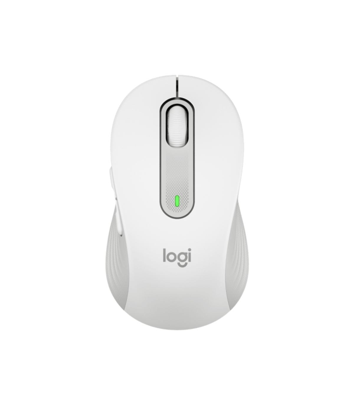 Logitech Signature M650 M Raton Inalambrico USB 2000dpi - 5 Botones - Uso Diestro - Color Blanco crudo