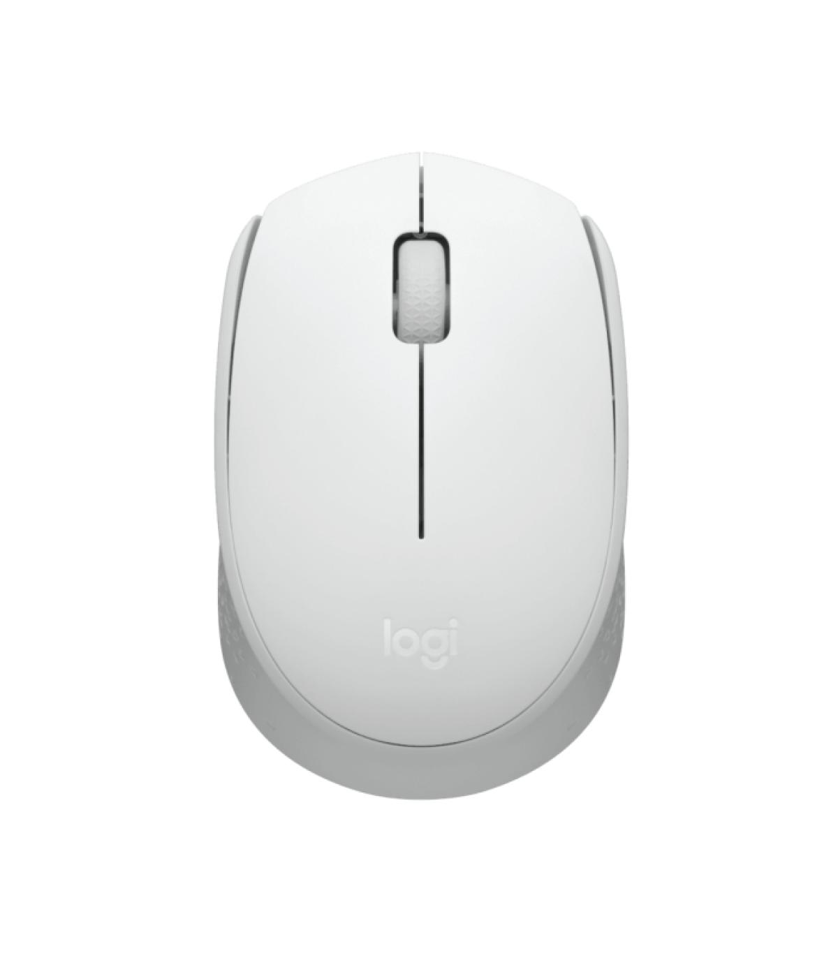 Logitech M171 Raton Inalambrico 1000dpi - 3 Botones - Uso Ambidiestro - Color Blanco