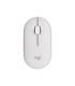 Logitech Pebble Mouse 2 M350s Raton Inalambrico USB 1000dpi - Multidispositivo - Uso Ambidiestro - Color Blanco