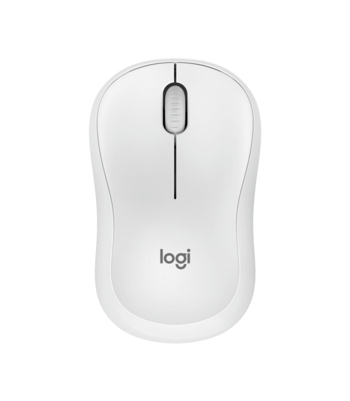 Logitech M240 Silent Raton Bluetooth - 3 Botones - Uso Ambidiestro - Color Blanco Crudo