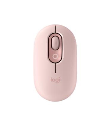 Logitech POP Mouse Raton Inalambrico 1000dpi - 4 botones - Multidispositivo - Color Rosado