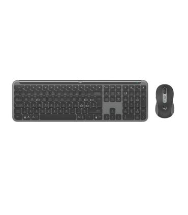 Logitech MK950 Pack Inalambrico USB Teclado Multimedia + Raton 1000dpi - Botones Easy-Switch - Color Grafito