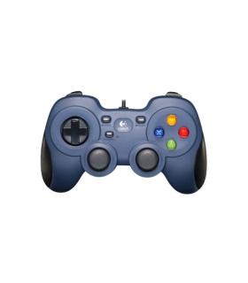 Logitech F310 Mando/Gamepad USB - 10 Botones Programables - Cable de 1.80m - Color Azul