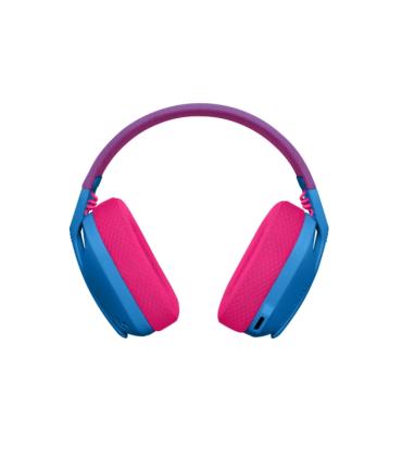 Logitech G435 Auriculares Gaming Inalambricos - Diadema Ajustable - Bluetooth LightSpeed - 2 Microfonos - Color Azul y Frambuesa