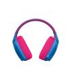 Logitech G435 Auriculares Gaming Inalambricos - Diadema Ajustable - Bluetooth LightSpeed - 2 Microfonos - Color Azul y Frambuesa