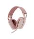 Logitech Zone Vibe 100 Auriculares Inalambricos - Bluetooth 5.2 - Alcance 30 metros - 2 Microfonos - Color Rosado