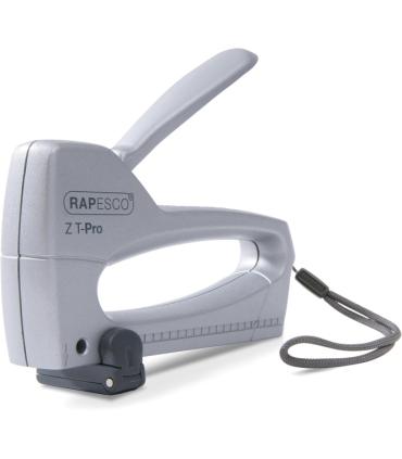 Rapesco Z T-Pro Clavadora/Grapadora - Para Grapas 53/6-8mm - Bloqueo del Mando - Visor del Nivel de Grapas - Color Plata