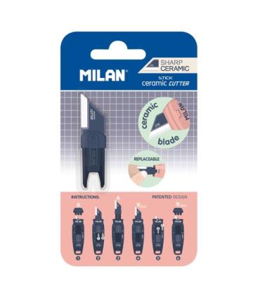 Milan Coleccion 430 Hoja Ceramica Reemplazable para Cuter Stick