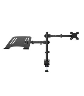Coolbox MP01 Soporte de Mesa Giratorio e Inclinable para Portatil y Monitor/TV 8Kg de Hasta 32" - Color Negro