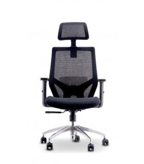 Urban Factory Ergo Silla de Oficina Ergonomica - Soportes Lumbar y Cervical Ajustables - Respaldo de Malla - Ajustable - Color..