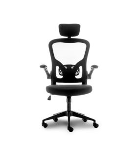 Urban Factory Ergo Silla de Oficina Ergonomica - Soportes Lumbar y Cervical Ajustables - Respaldo de Malla - Ajustable - Color..