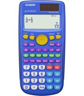 Casio FX-55 Plus Calculadora Cientifica Pantalla LCD 12 Digitos - 240 Funciones - Funcion de Potencia (Cuadrado), Calculo Expone