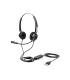 Urban Factory Movee Auriculares Supraaurales de Diadema - Mando a Distancia - Conexion USB-A Plug & Play - Color Negro