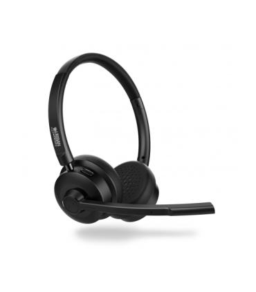 Urban Factory Movee Auriculares Supraaurales de Diadema para Conferencia - Bluetooth 5.3 - Color Negro