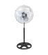 Muvip Ventilador Industrial de Pie - 75W - 45cm - 3 Velocidades - Color Plata/Negro