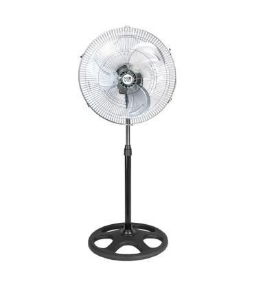 Muvip Ventilador Industrial de Pie - 75W - 45cm - 3 Velocidades - Color Plata/Negro
