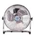 Muvip Ventilador Industrial de Suelo - 100W - 3 Velocidades - Color Plata