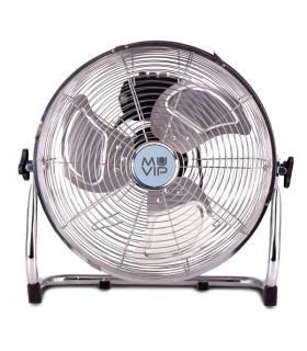 Muvip Ventilador Industrial de Suelo - 100W - 3 Velocidades - Color Plata