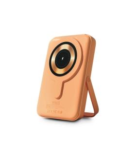 Urban Factory Magnee Power Powerbank Universal 10000mAh - Entrada USB-C - Salida USB-C, USB-A e Inalambrica - Color Albaricoque