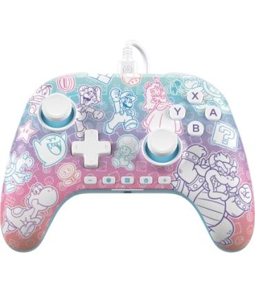 PowerA Mando con Cable para Nintendo Switch 2 - Efecto Hall - Mario Mushroom Kingdom