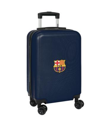 Safta F.C. Barcelona Maleta con Ruedas 20" - Asa Telescopica - 4 Ruedas Giratorias - Cierre con Candado - 34.5x55x20cm - Color..