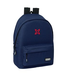Safta Munich Basicos Mochila para Portatil 15.6" - Conector USB - 2 Compartimentos - 31x44x18cm - Color Azul Marino