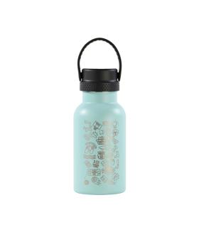 Safta F.C. Barcelona Botella Reutilizable 350ml - Doble Pared con Aislamiento - Base de Silicona - Conserva Temperatura 12h Cali