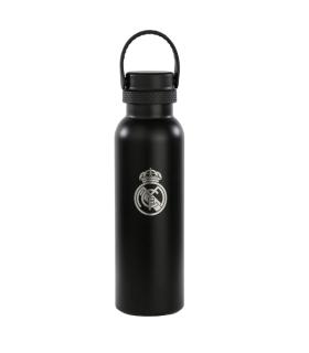 Safta Real Madrid 2ª Equipacion 24/25 Botella Reutilizable 600ml - Doble Pared con Aislamiento - Base de Silicona - Conserva Tem
