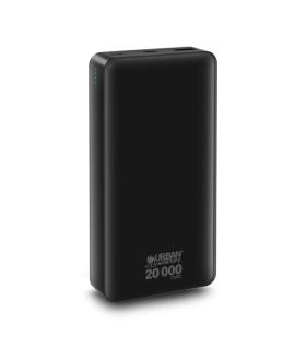Urban Factory Juicee Max Powerbank 20000mAh - Entrada USB-C - Salida USB-C y USB-A - Color Negro