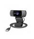 Urban Factory Webee Webcam USB 2Mpx - Full HD 1080P - Enfoque Automatico - Microfono Incorporado - Tapa de Privacidad - Color Ne