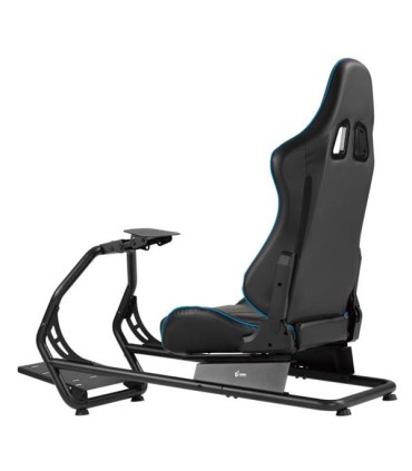 Cromad R2 Asiento Simulador de Carreras - Soporte para Pedales y Volante - Totalmente Ajustable - Robusto - Peso Max. 100kg
