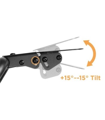 Cromad R2 Asiento Simulador de Carreras - Soporte para Pedales y Volante - Totalmente Ajustable - Robusto - Peso Max. 100kg