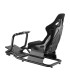 Cromad Pro R3 Asiento Simulador de Carreras - Soporte para Pedales y Volante - Totalmente Ajustable - Robusto - Peso Max. 130kg