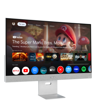 ASUS ZenScreen MS32UC pantalla para PC 80 cm (31.5") 3840 x 2160 Pixeles 4K Ultra HD LED Gris, Blanco