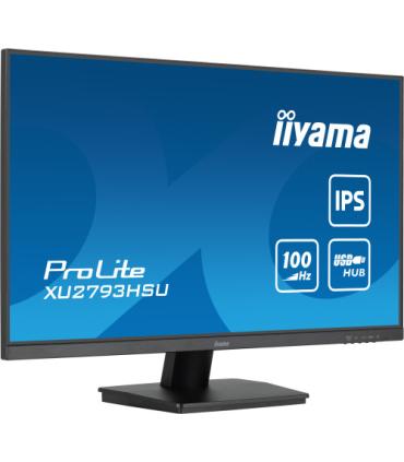 MONITOR IIYAMA 27" PROLITE XU2793HSU-B6, IPS, 100HZ, 1MS, USB, HDMI, DISPLAYPORT, ALT 2x2W, INCLI