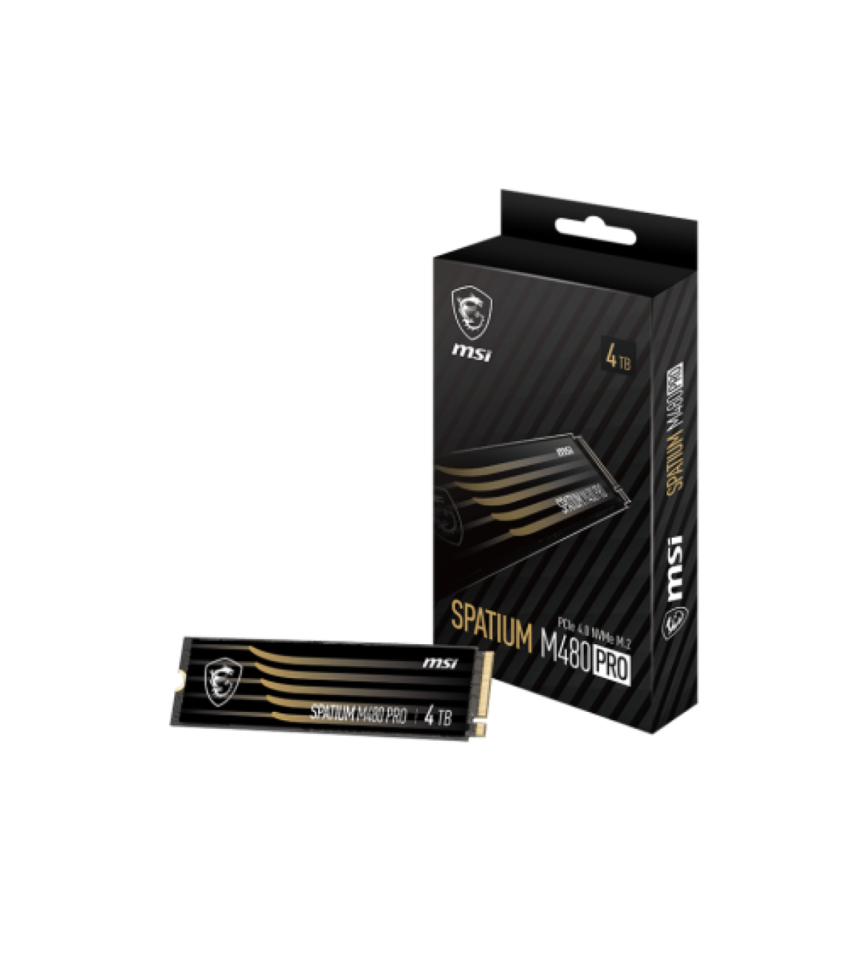 MSI SSD SPATIUM M480 PRO M.2 PCIE 4TB PCI Express 4.0 NVMe 3D NAND
