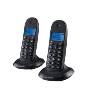 Motorola C1002L Telefono Inalambrico Dect + 1 Supletorio - Identificador de Llamada - Manos Libres