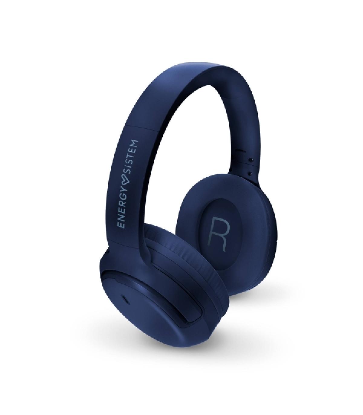 Energy Sistem Auriculares Bluetooth Rizz - Conexion Multipunto - ANC - Hasta 50h de Bateria - Deep Bass Para Graves Profundos ..